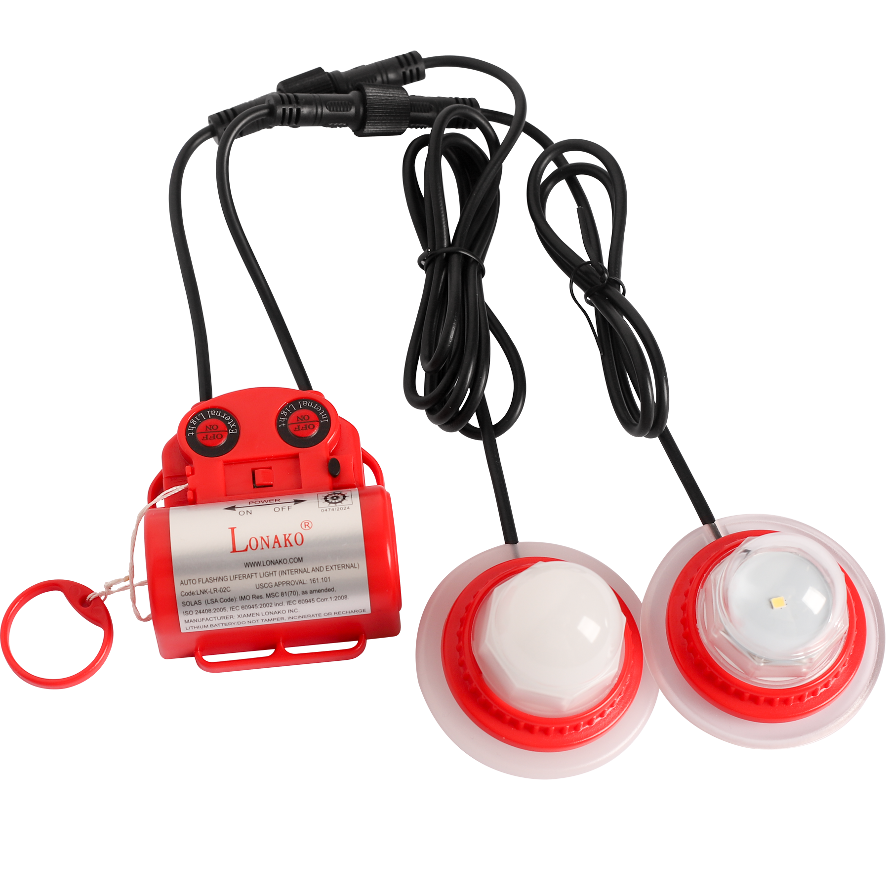 LNK-LR-02C 外接内灯救生筏灯